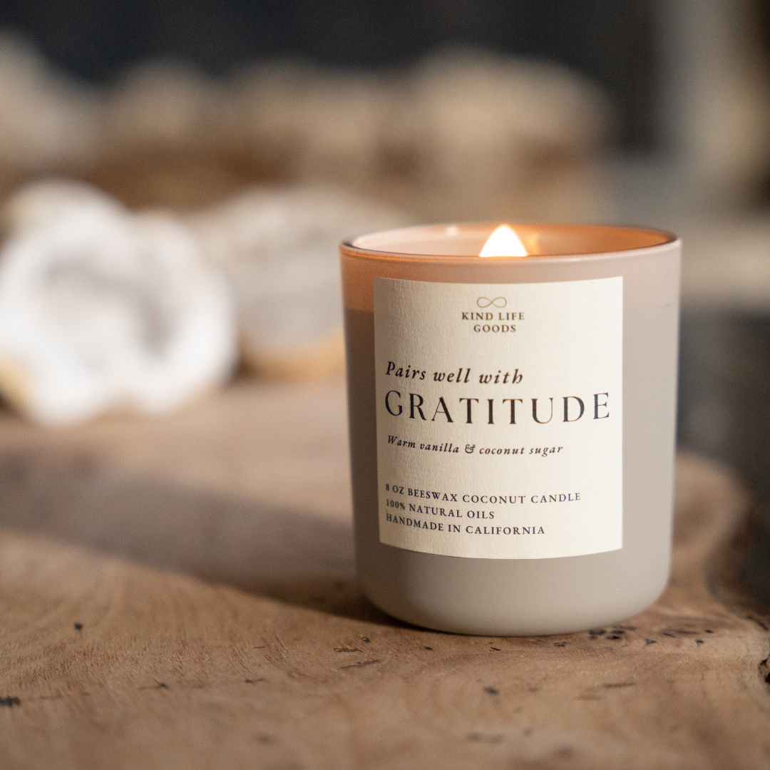 Pairs well with Gratitude Candle