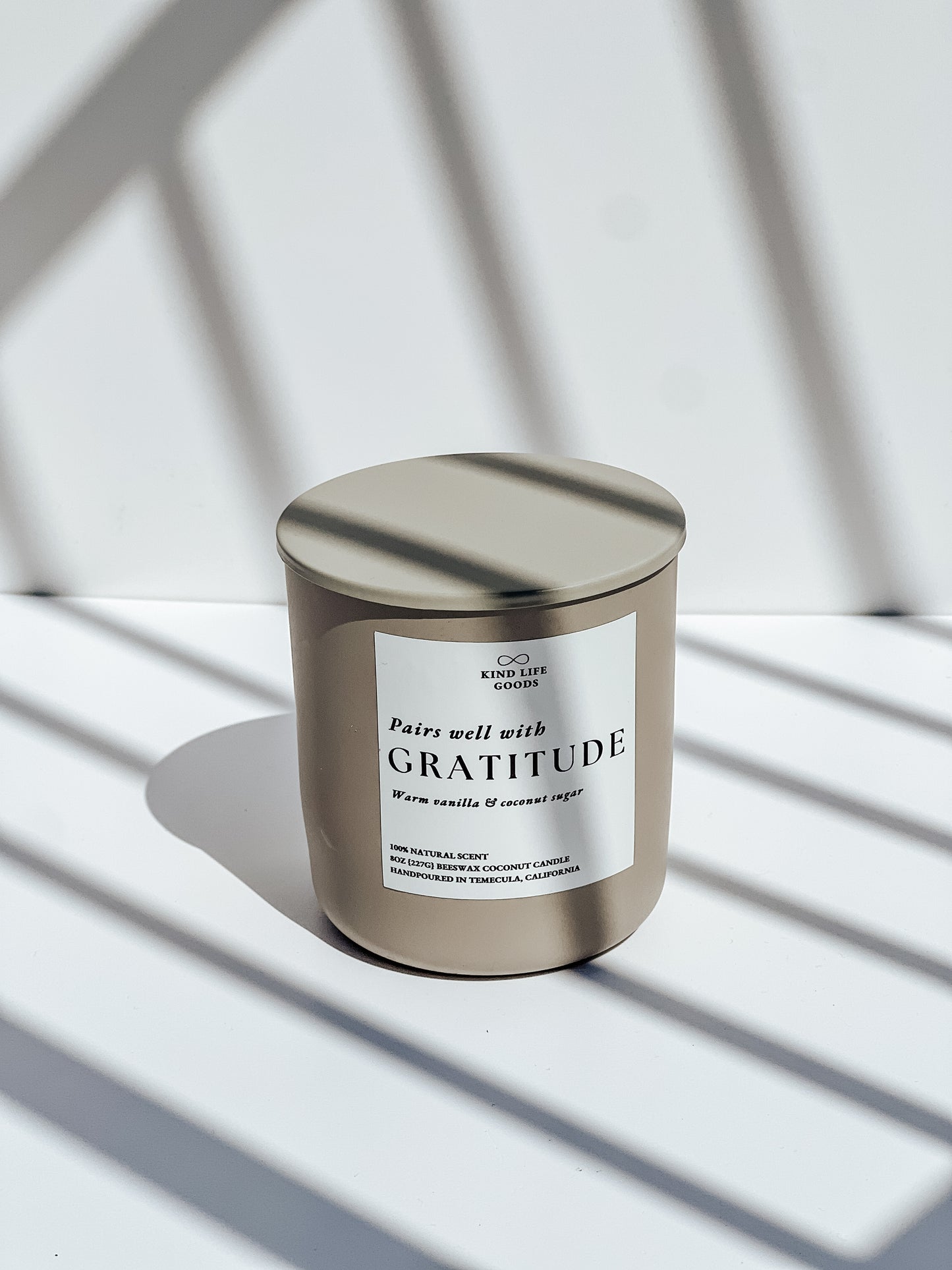Pairs well with Gratitude Candle