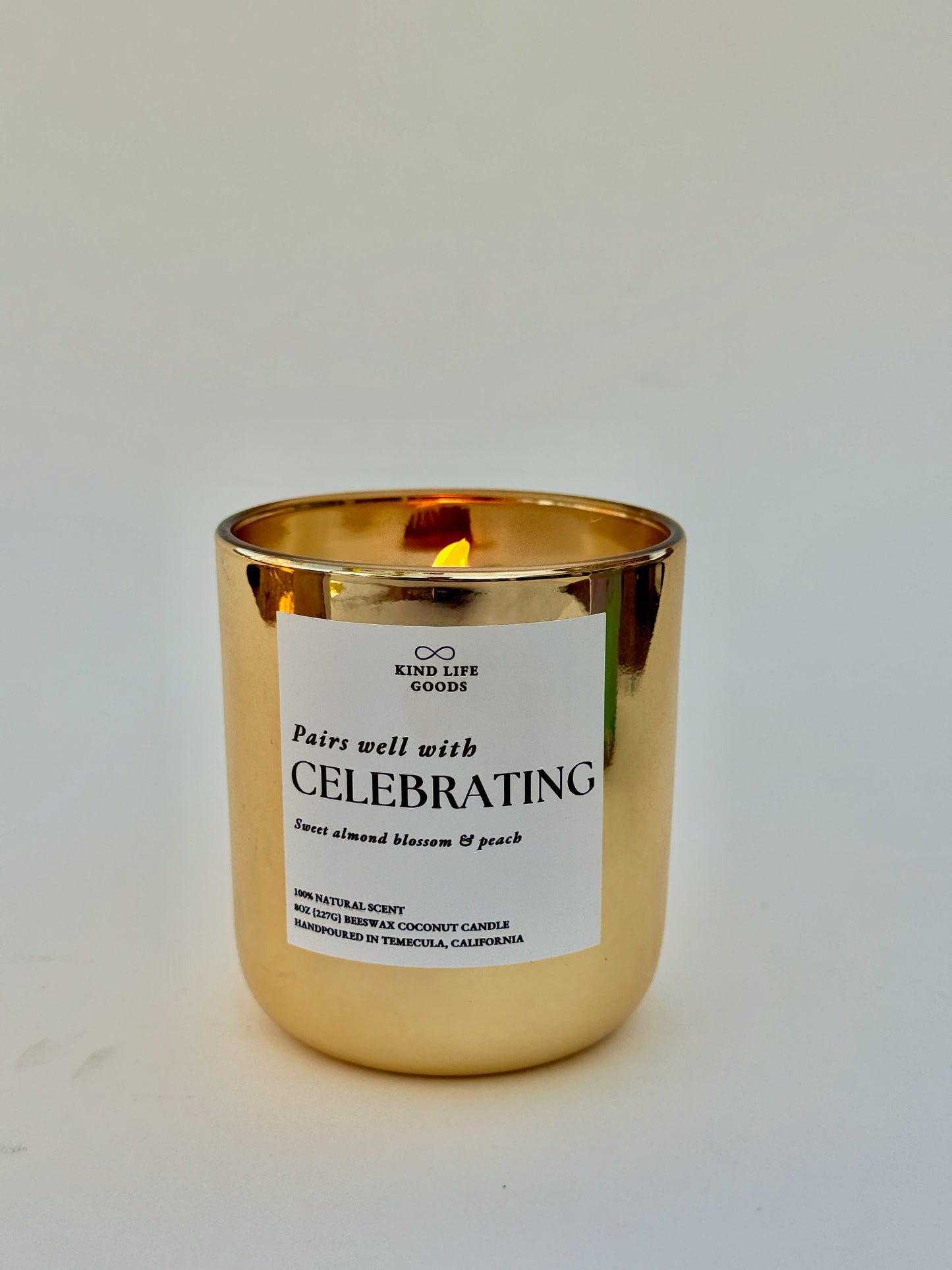 Pairs well with Celebrating Candle