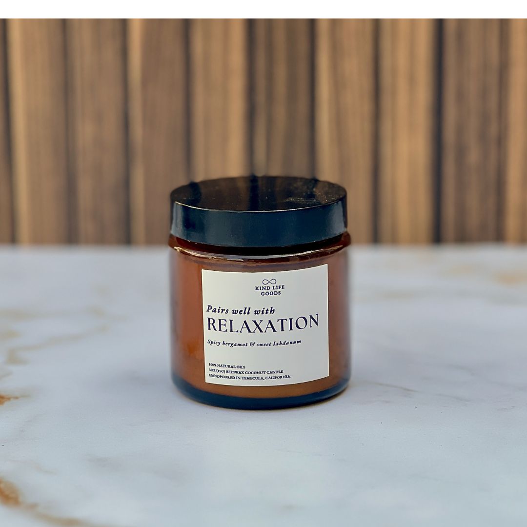 Pairs well with Relaxation Candle