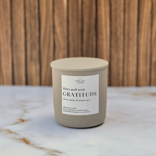 Pairs well with Gratitude Candle